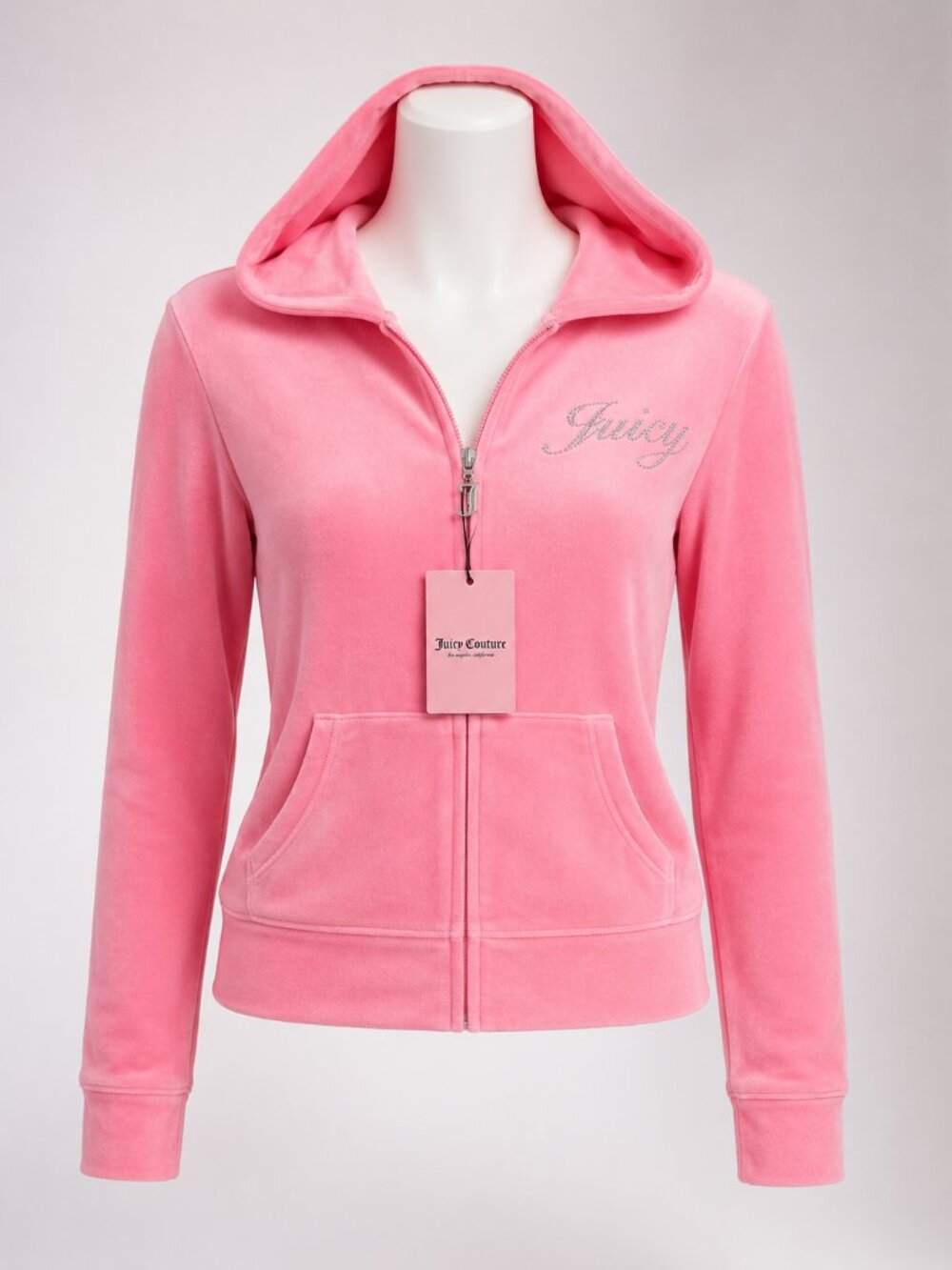 Juicy Couture velour zip-up hoodie 1X